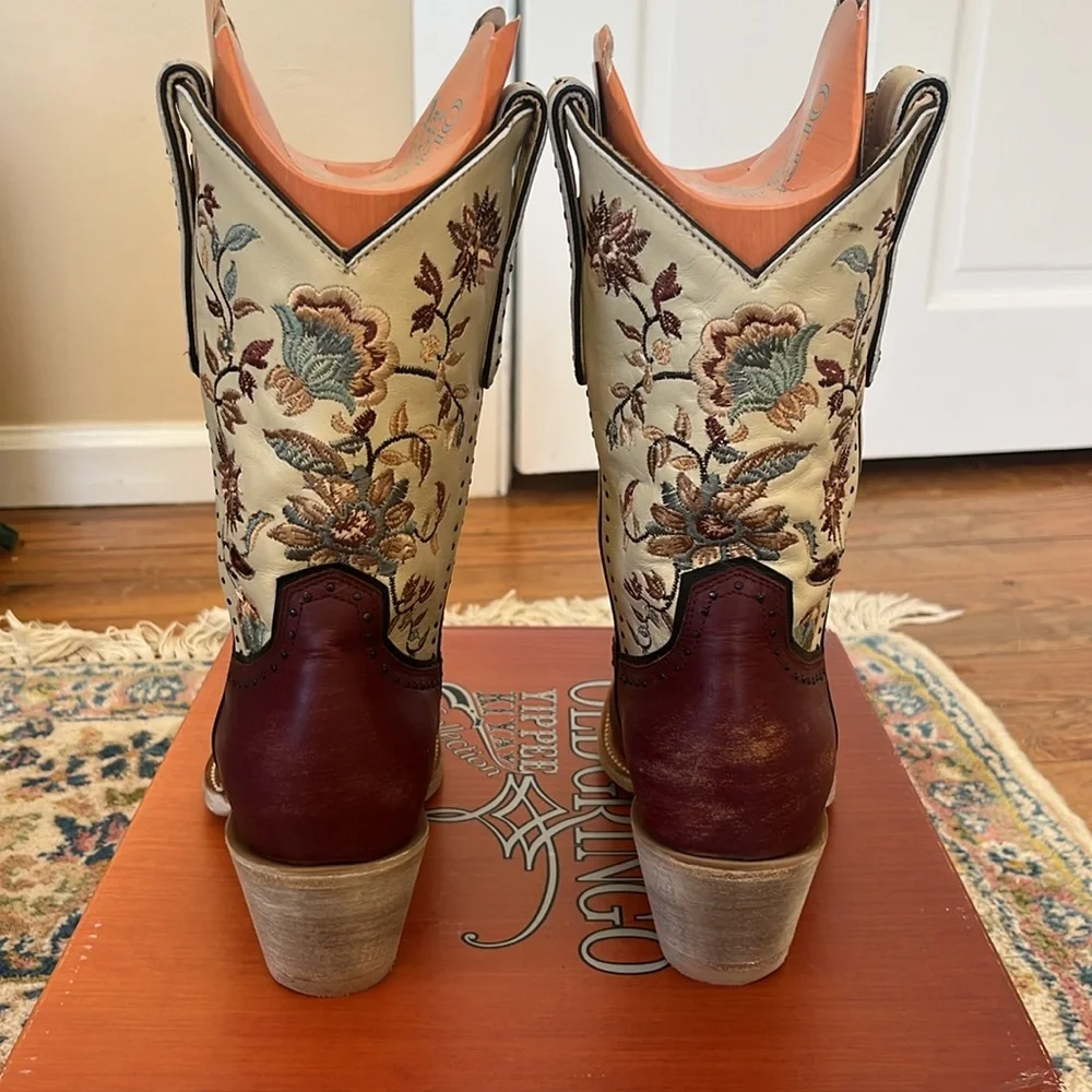 Old Gringo Yippee Ki Yay Cowgirl Boots 9.5 - Picture 5 of 9